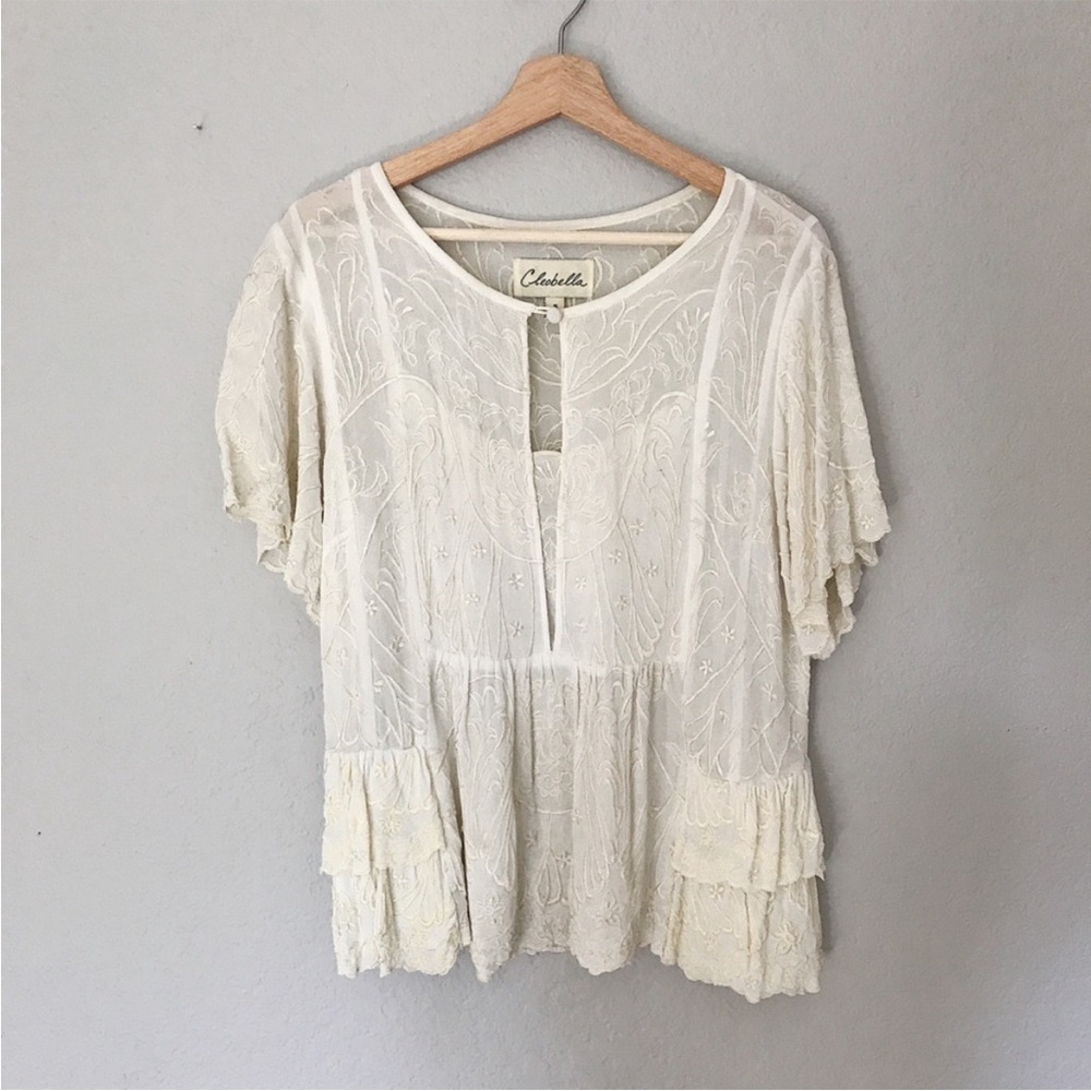 Cleobella Embroidered Blouse